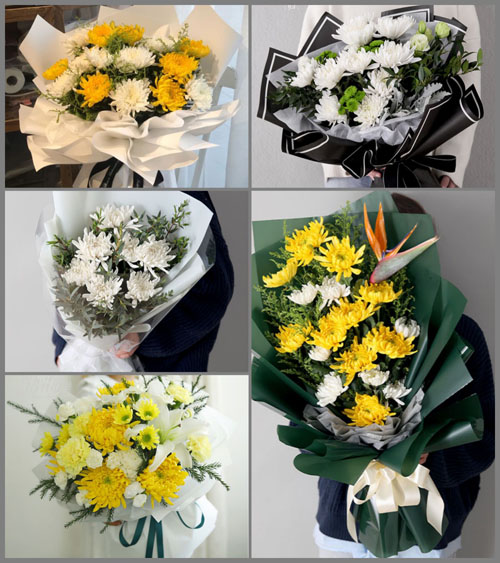 江西吉安吉水县八都镇上白沙村白事花束代送